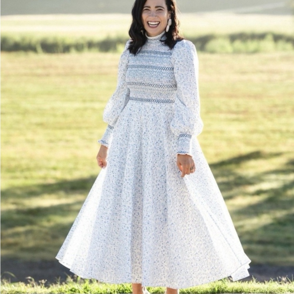 NWT! Dondolo x Pencil and Paper Co Long Sleeve Smocked Dress